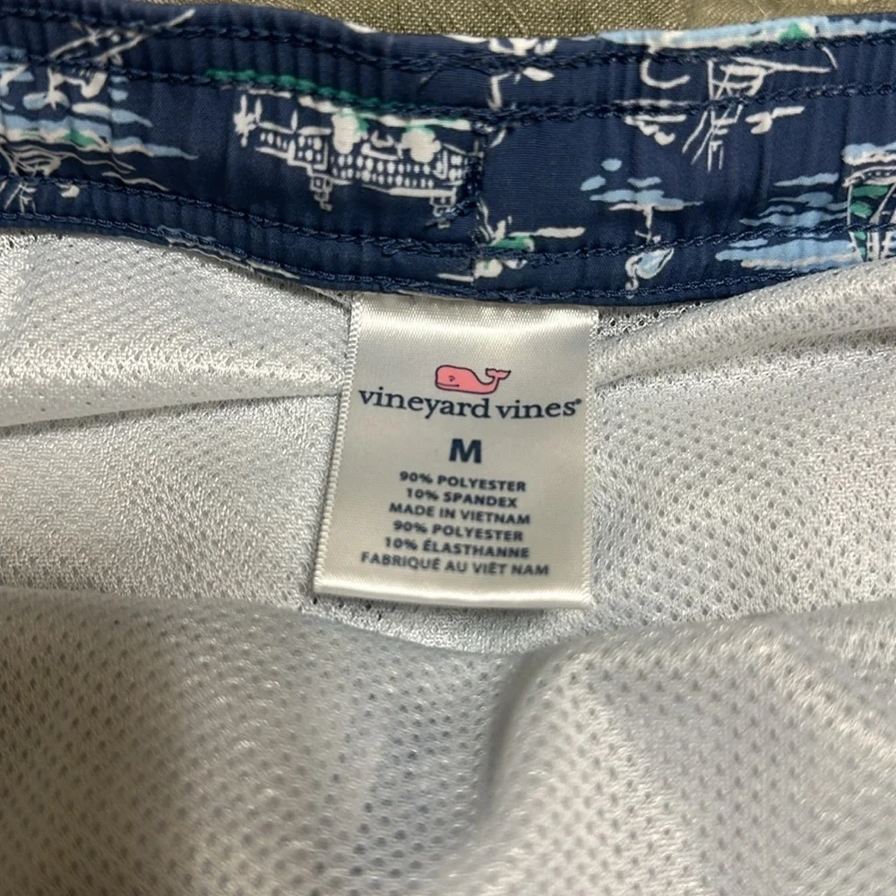 Vineyard Vines Men’s Medium Nautical Swim Trunks